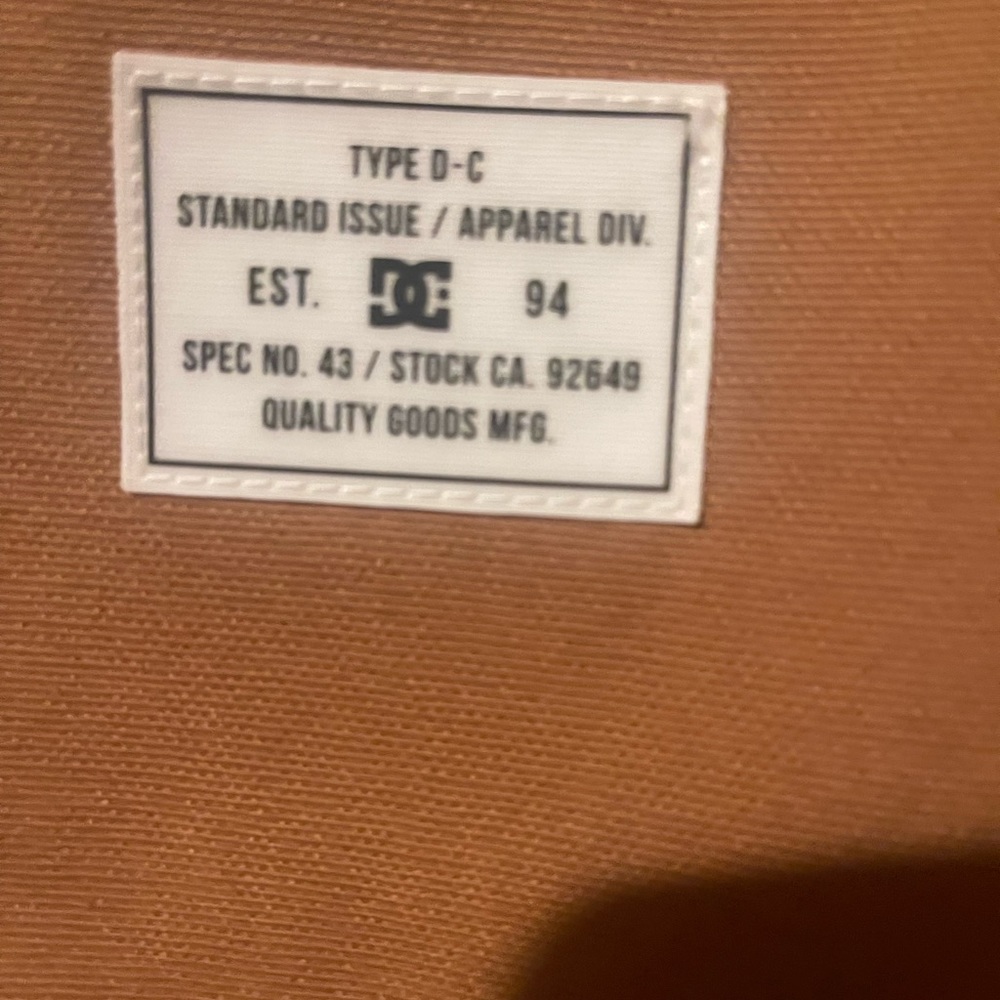 DC Brown jacket, size S(never used)